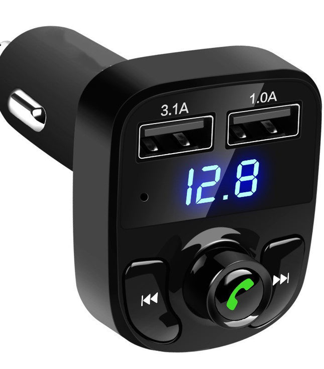 X8 - Multifunctional Car Mp3 Player | Car Wireless FM Transmitter | Car Mp3 Modulator - 3.1A | Car Accessories ( Random Color )