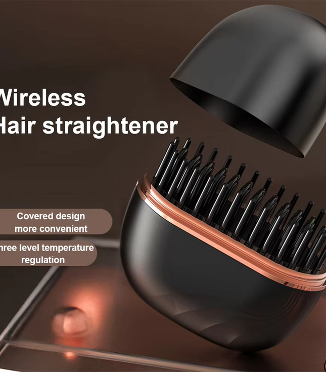 Wireless Charging Portable Multifunctional Hair Care Styling Comb (Random Color)