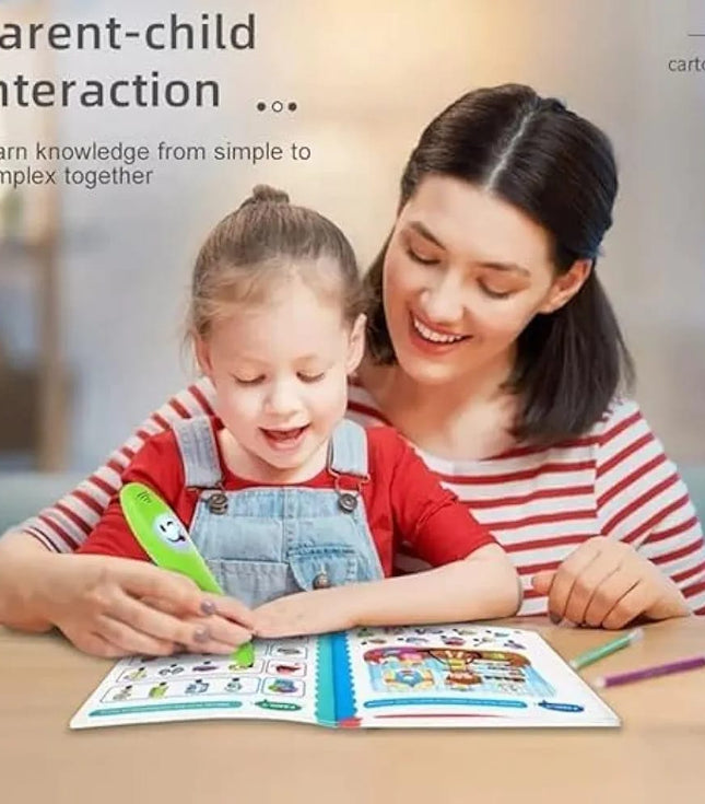 Kids Preschool Learning Book with Smart Talking Pen | 36 Interactive Learning Pages