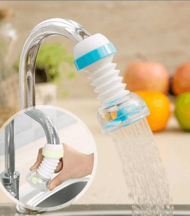 360° Adjustable Splash-Proof Faucet Extender & Water Filter