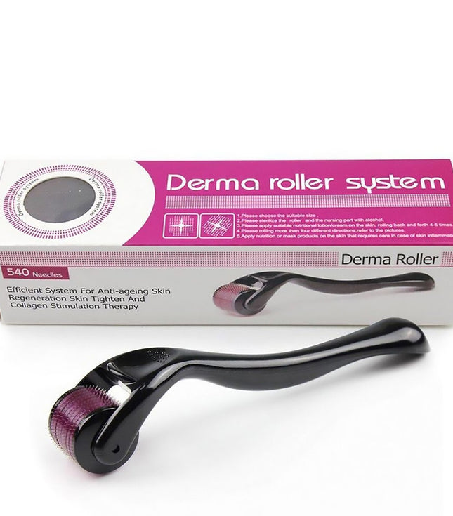 Titanium Needles Derma Roller 0.5mm Length Size - Skincare Product Designed For Beauty And Daily Skincare Routine - With Box