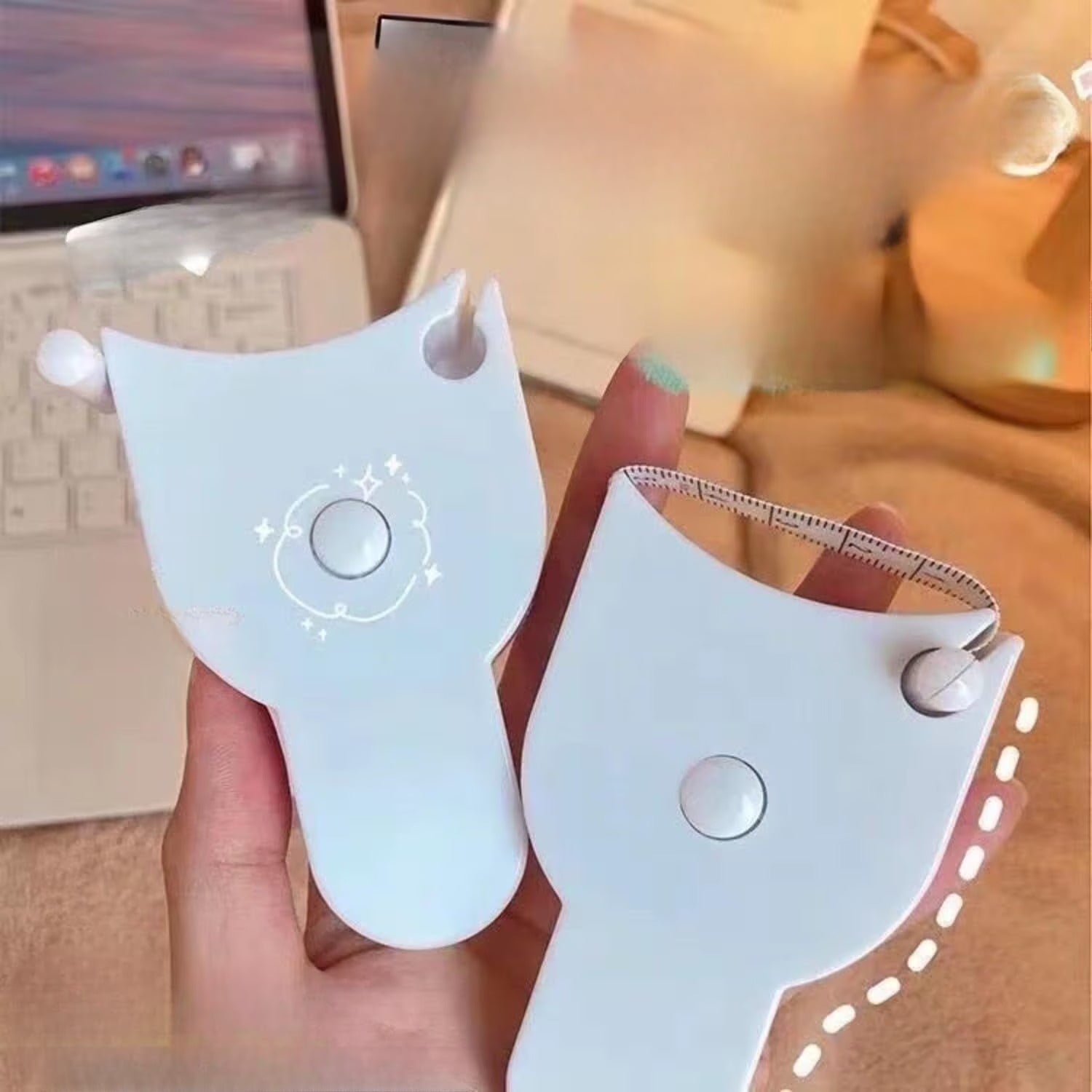Body Measuring Tape Retractable Soft Flexible Accurate Measurement Tool For Waist Chest Hip Arm Fitness Sewing And Tailoring