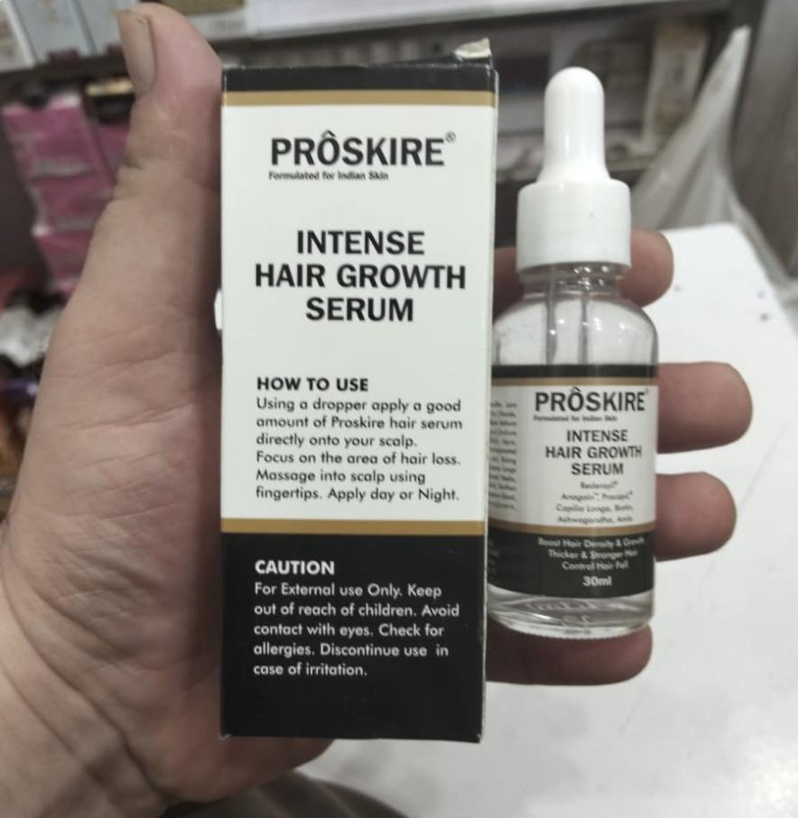 Proskire Intense Hair Growth Serum for Scalp & Hair Care - 30ml